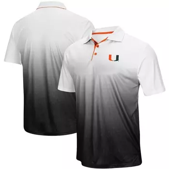 Поло с коротким рукавом Colosseum Miami Hurricanes, серый