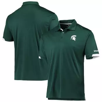 Поло с коротким рукавом Colosseum Michigan State Spartans, зеленый