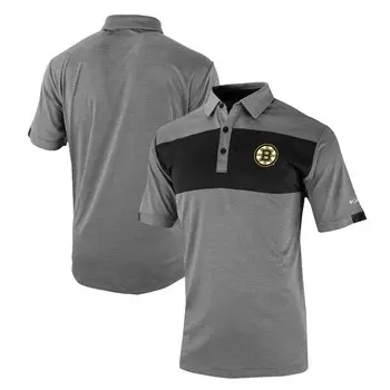 Поло с коротким рукавом Columbia Boston Bruins, черный