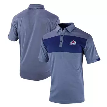 Поло с коротким рукавом Columbia Colorado Avalanche, нави