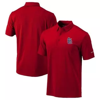 Поло с коротким рукавом Columbia St Louis Cardinals, красный
