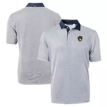 Поло с коротким рукавом Cutter & Buck Milwaukee Brewers, нави