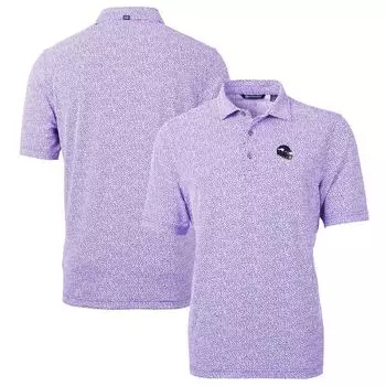 Поло с коротким рукавом Cutter & Buck Minnesota Vikings, фиолетовый