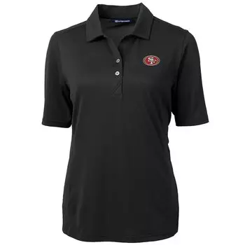 Поло с коротким рукавом Cutter & Buck San Francisco 49Ers, черный