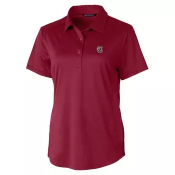 Поло с коротким рукавом Cutter & Buck South Carolina Gamecocks, гранатовый