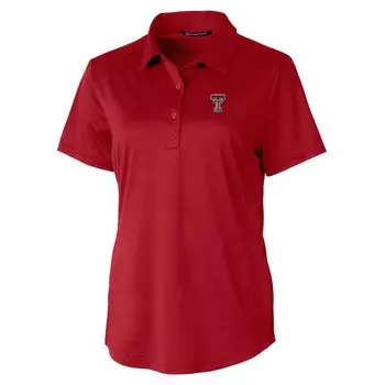 Поло с коротким рукавом Cutter & Buck Texas Tech Red Raiders, красный