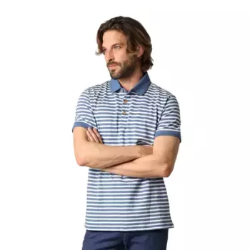 Поло с коротким рукавом Deeluxe Maupiti, синий