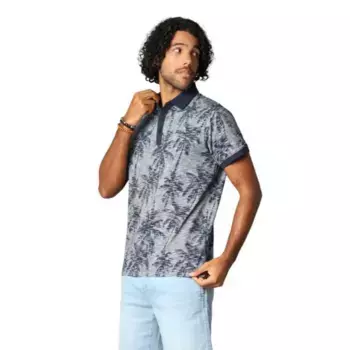 Поло с коротким рукавом Deeluxe Tiki, серый