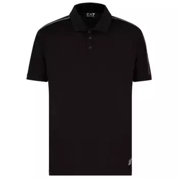 Поло с коротким рукавом EA7 EMPORIO ARMANI 7M000139_AF10375, черный
