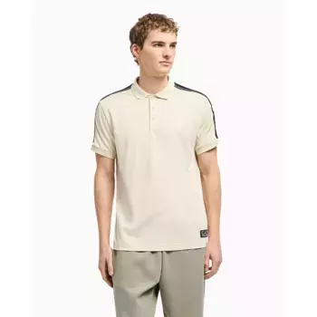 Поло с коротким рукавом EA7 EMPORIO ARMANI 7M000139_AF10375, бежевый