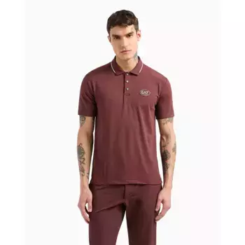 Поло с коротким рукавом EA7 EMPORIO ARMANI 7M000189_AF13761, фиолетовый