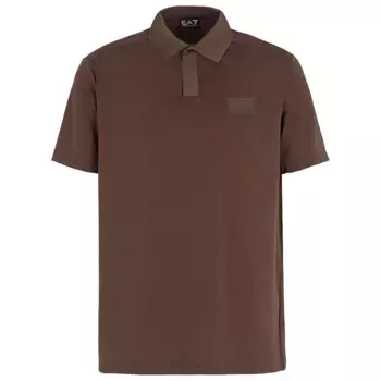 Поло с коротким рукавом EA7 EMPORIO ARMANI 7M000219_AF13869, коричневый