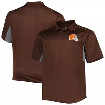 Поло с коротким рукавом Fanatics Branded Cleveland Browns, коричневый