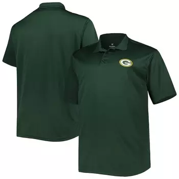 Поло с коротким рукавом Fanatics Branded Green Bay Packers, зеленый