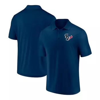 Поло с коротким рукавом Fanatics Branded Houston Texans, нави