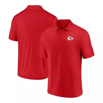 Поло с коротким рукавом Fanatics Branded Kansas City Chiefs, красный