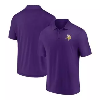 Поло с коротким рукавом Fanatics Branded Minnesota Vikings, фиолетовый