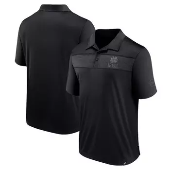 Поло с коротким рукавом Fanatics Branded Notre Dame Fighting Irish, черный