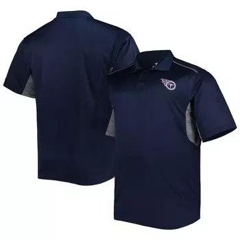 Поло с коротким рукавом Fanatics Branded Tennessee Titans, нави