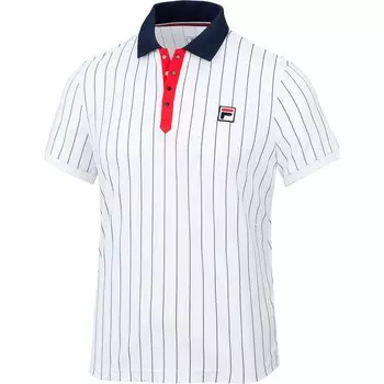 Поло с коротким рукавом Fila Sport Stripes, белый