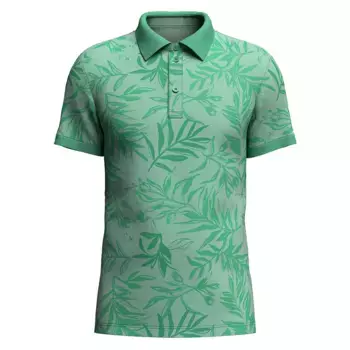 Поло с коротким рукавом Fynch Hatton 2-Tone Aop, зеленый