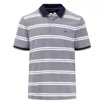 Поло с коротким рукавом Fynch Hatton 2-Tone Stripe, серый
