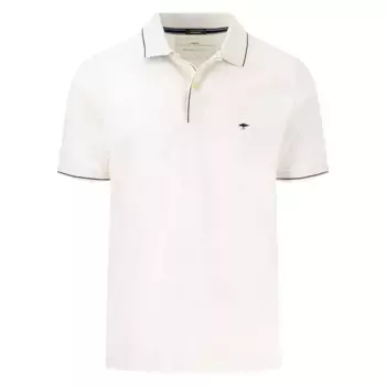 Поло с коротким рукавом Fynch Hatton Modern Fit Premium Cotton, белый