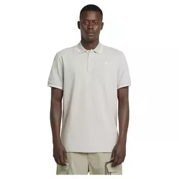 Поло с коротким рукавом G-Star Dunda Slim Stripe, серый