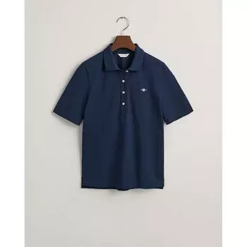 Поло с коротким рукавом Gant Slim Shield, синий