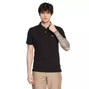 Поло с коротким рукавом Guess Lyle, черный