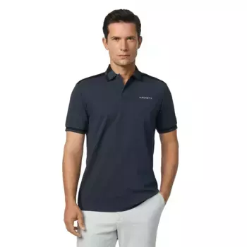 Поло с коротким рукавом Hackett City Block, синий