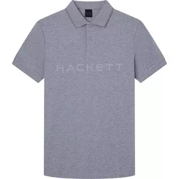 Поло с коротким рукавом Hackett Essential, серый