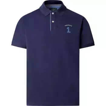 Поло с коротким рукавом Hackett Heritage NBR, синий
