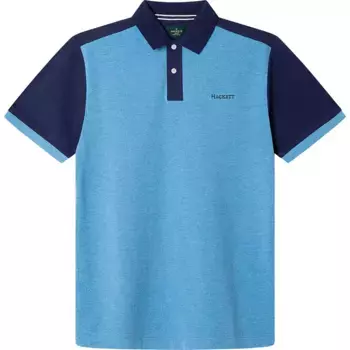 Поло с коротким рукавом Hackett Heritage Regatta Multi, синий