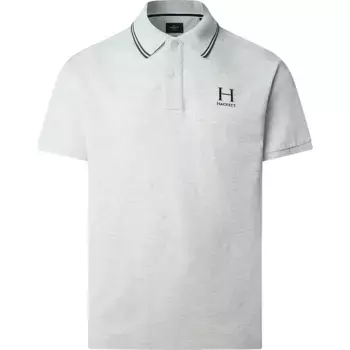 Поло с коротким рукавом Hackett Heritage, серый