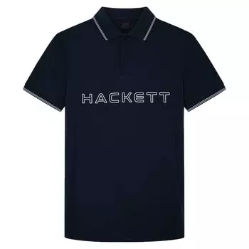 Поло с коротким рукавом Hackett Hs, синий