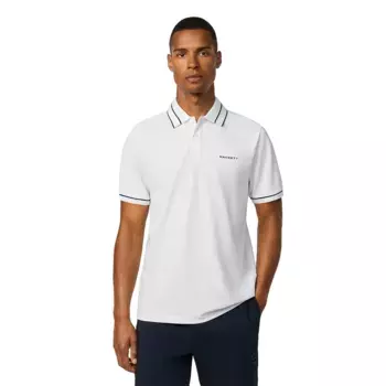 Поло с коротким рукавом Hackett Manor Tipped, белый