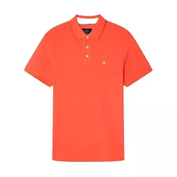 Поло с коротким рукавом Hackett Palm Swim Trim, оранжевый