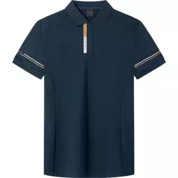 Поло с коротким рукавом Hackett Tech, синий