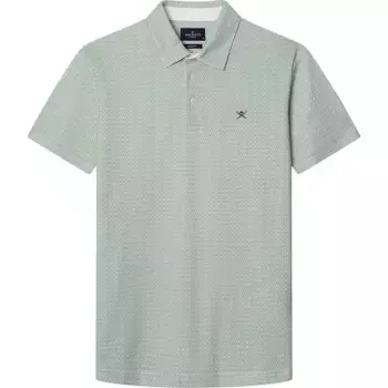 Поло с коротким рукавом Hackett Tile, зеленый