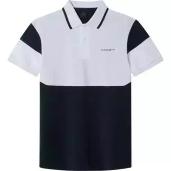 Поло с коротким рукавом Hackett Tour, белый