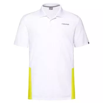 Поло с коротким рукавом Head Club Tech, белый