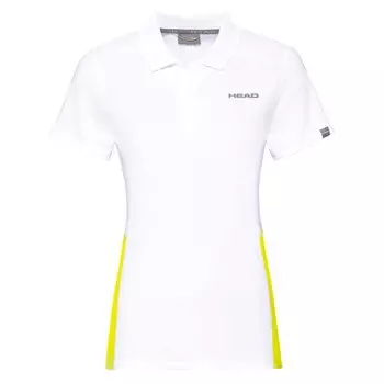 Поло с коротким рукавом Head Club Tech, белый