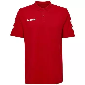 Поло с коротким рукавом Hummel Go Cotton, красный