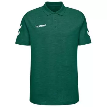 Поло с коротким рукавом Hummel Go Cotton, зеленый