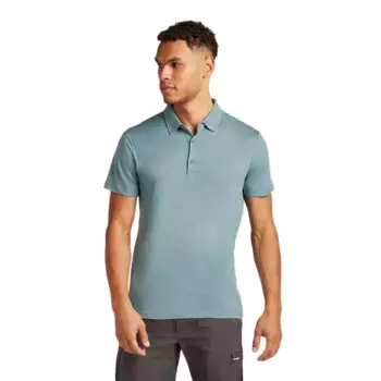 Поло с коротким рукавом Icebreaker Merino 150 Tech Lite III, синий