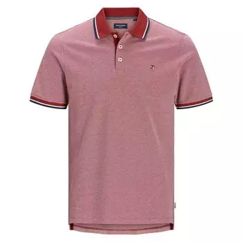 Поло с коротким рукавом Jack & Jones Bluwin Regular Fit, красный