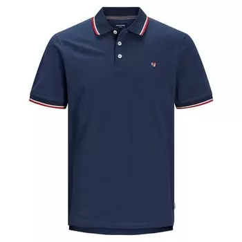 Поло с коротким рукавом Jack & Jones Bluwin Regular Fit, синий
