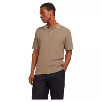 Поло с коротким рукавом Jack & Jones Cooper, коричневый