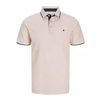 Поло с коротким рукавом Jack & Jones Essential Paulos Plus Size, бежевый